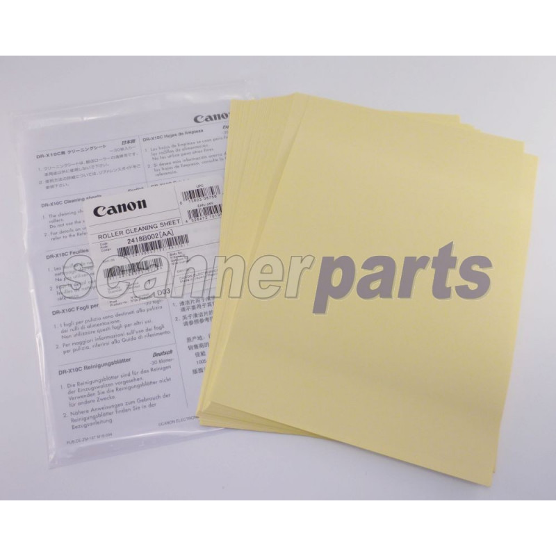 Reinigungsblätter für Canon DR-X10C