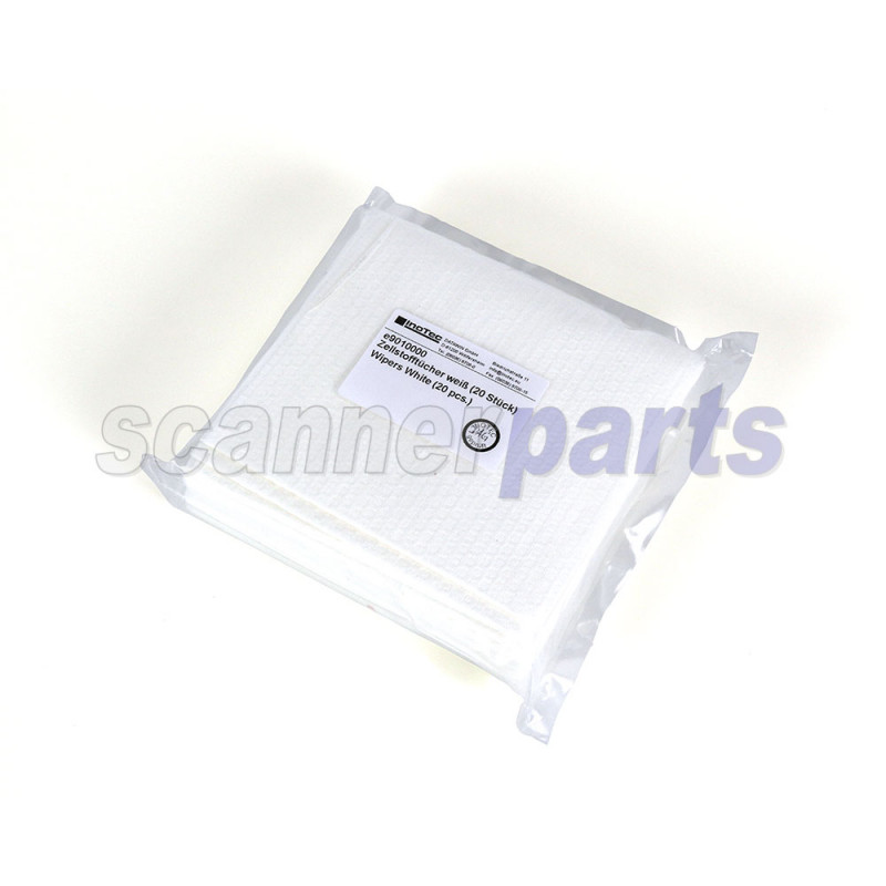 InoTec Zellstofftücher weiß - 20 Stück