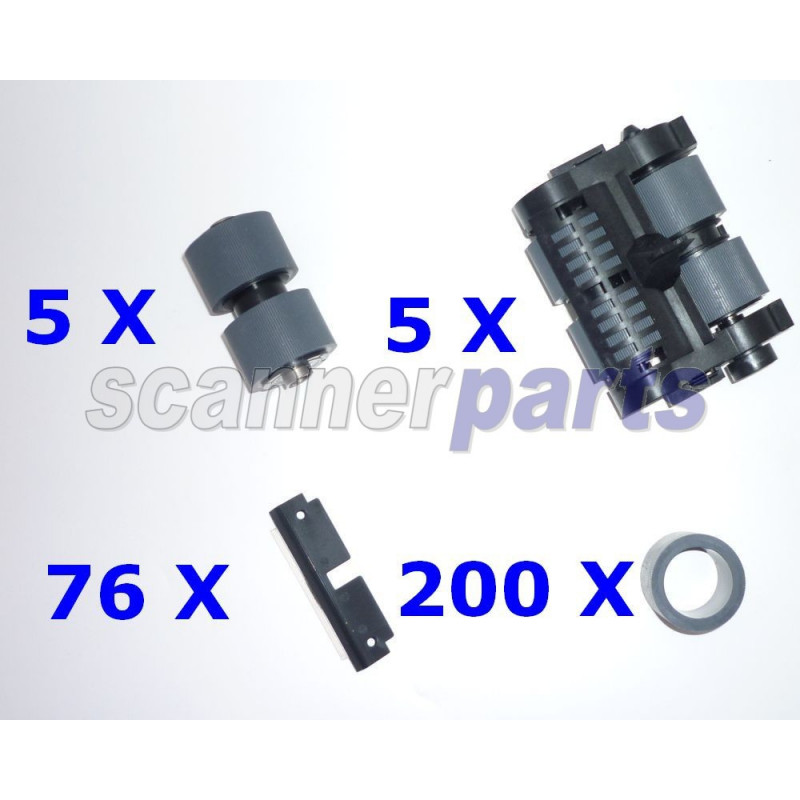 Austauschrollen-Kit XL für Kodak i4000, i5000, S5000 Serie